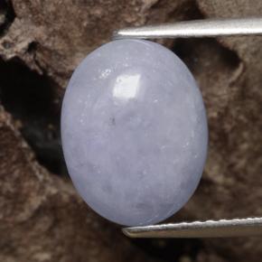 4.28캐럿 천연 라벤더 비취, 타원형 컷, 불투명체
