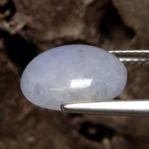 4.28캐럿 천연 라벤더 비취, 타원형 컷, 불투명체
