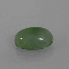 2.73캐럿 천연 그린 경옥, 타원형 컷, 10.2×6.9 mm, 투명한