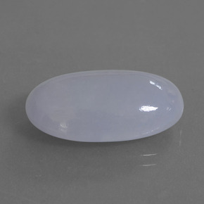 20.87캐럿 천연 라벤더 경옥, 타원형 컷, 22.3×14 mm, 투명한