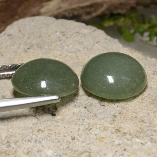 12.57캐럿 천연 그린 경옥 보석, 라운드 컷, 11.66 mm, 투명한
