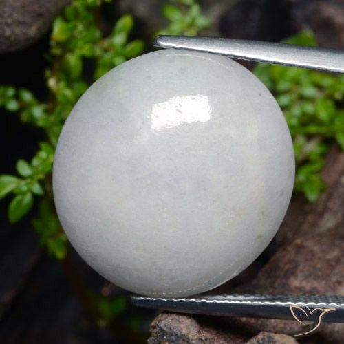 23.67ct 자연스러운 미디엄 그레이 비취, 타원형, 투명한