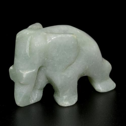 53.78캐럿 천연 밝은 회색 비취, 멋진 모양, 불투명체