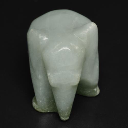 68.64캐럿 천연 미디엄 그린 비취, 멋진 모양, 불투명체