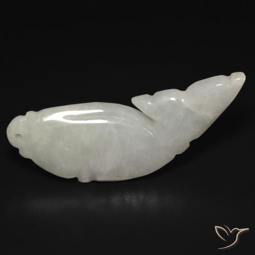 28.60ct 자연스러운 라이트 그린 화이트 비취, 팬시한, 투명한
