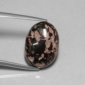 10.06캐럿 천연 멀티컬러 재스퍼, 타원형 컷, 18×13 mm, 불투명체