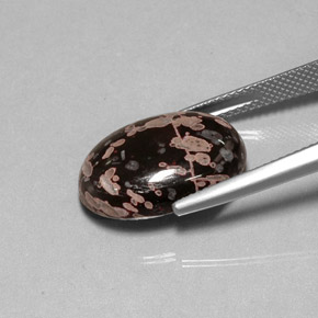 10.06캐럿 천연 멀티컬러 재스퍼, 타원형 컷, 18×13 mm, 불투명체