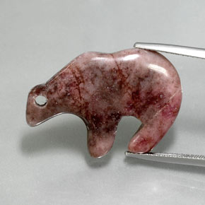 23.74캐럿 천연 멀티컬러 재스퍼, 멋진 모양, 27.6×18.8 mm, 불투명체