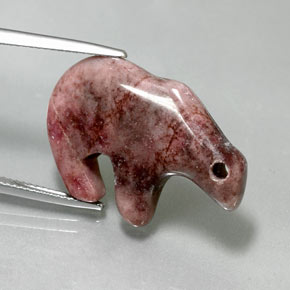 23.74캐럿 천연 멀티컬러 재스퍼, 멋진 모양, 27.6×18.8 mm, 불투명체