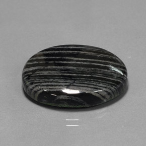 35.24캐럿 천연 다색 벽옥, 타원형 컷, 불투명체