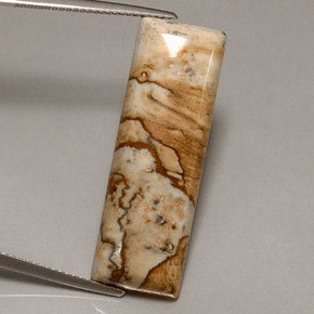 16.90캐럿 천연 멀티컬러 재스퍼, 바게트, 33×11 mm, 불투명체