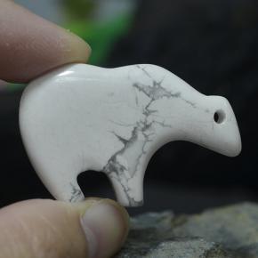 51.57캐럿 천연 여러 가지 빛깔의 흰색 재스퍼, 멋진 모양, 38.3×24 mm, 불투명체