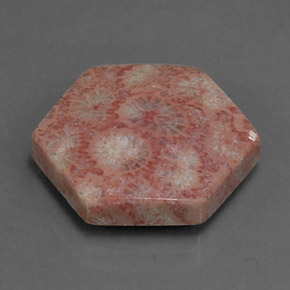 13.39캐럿 천연 멀티컬러 재스퍼, 멋진 모양, 20.1×17.7 mm, 불투명체