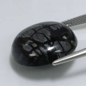 20.62캐럿 천연 멀티컬러 재스퍼, 라운드 컷, 19.86 mm, 불투명체