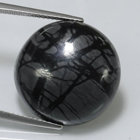 19.08캐럿 천연 멀티컬러 재스퍼, 라운드 컷, 19.83 mm, 불투명체
