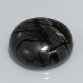 20.85캐럿 천연 멀티컬러 재스퍼, 라운드 컷, 20.00 mm, 불투명체