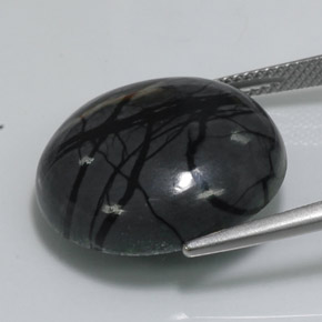 20.85캐럿 천연 멀티컬러 재스퍼, 라운드 컷, 20.00 mm, 불투명체