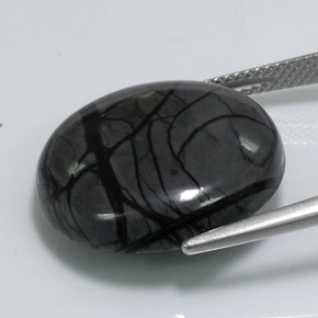19.71캐럿 천연 멀티컬러 재스퍼, 라운드 컷, 20.12 mm, 불투명체