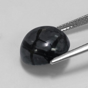 5.80캐럿 천연 다색 벽옥, 라운드 컷, 불투명체