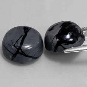 캐럿 천연 멀티컬러 재스퍼 보석, 라운드 컷, 12.23 mm, 불투명체