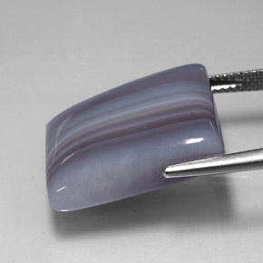 25.67캐럿 천연 멀티컬러 재스퍼, 바게트, 19.8×17.7 mm, 투명한