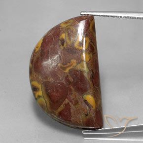 27.40ct 자연스러운 다색 벽옥, 팬시한, 불투명체