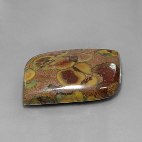 34.76캐럿 천연 다색 벽옥, 멋진 모양, 불투명체