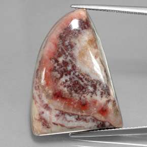 33.30캐럿 천연 멀티컬러 재스퍼, 멋진 모양, 28.7×21.3 mm, 불투명체