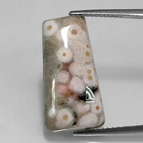 9.46캐럿 천연 멀티컬러 재스퍼, 멋진 모양, 21.2×11 mm, 불투명체
