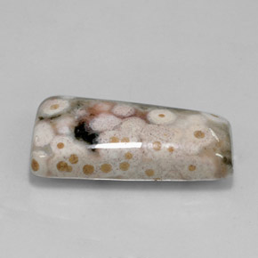 9.46캐럿 천연 멀티컬러 재스퍼, 멋진 모양, 21.2×11 mm, 불투명체
