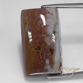 26.45ct 자연스러운 다색 벽옥, 바게트, 불투명체