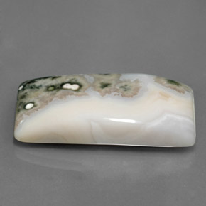 24.14캐럿 천연 멀티컬러 재스퍼, 바게트, 29.6×14.8 mm, 불투명체