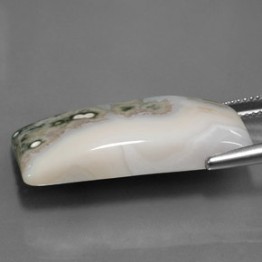 24.14캐럿 천연 멀티컬러 재스퍼, 바게트, 29.6×14.8 mm, 불투명체