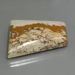 37.65캐럿 천연 멀티컬러 재스퍼, 멋진 모양, 28.2×23.8 mm, 불투명체