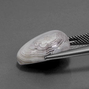 10.91캐럿 천연 다색 벽옥, 배 모양, 불투명체