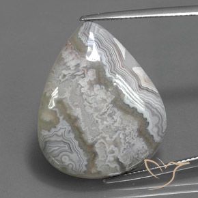 25.17ct 자연스러운 다색 벽옥, 배 모양, 불투명체