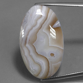24.24캐럿 천연 멀티컬러 재스퍼, 타원형 컷, 34×20.3 mm, 불투명체