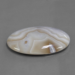 24.24캐럿 천연 멀티컬러 재스퍼, 타원형 컷, 34×20.3 mm, 불투명체