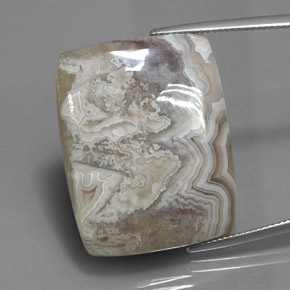 38.59캐럿 천연 멀티컬러 재스퍼, 바게트, 30×23.5 mm, 불투명체