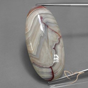 43.89ct 자연스러운 다색 벽옥, 타원형, 불투명체