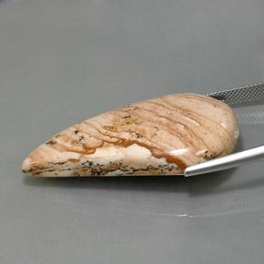 47.27캐럿 천연 멀티컬러 재스퍼, 멋진 모양, 42.7×23.7 mm, 불투명체