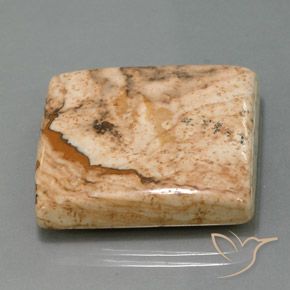 51.28캐럿 천연 다색 벽옥, 바게트, 불투명체