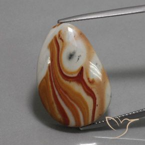 16.78ct 자연스러운 다색 벽옥, 팬시한, 불투명체