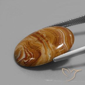 10.41캐럿 천연 다색 벽옥, 타원형, 불투명체