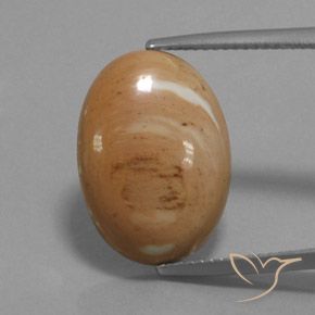7.89ct 자연스러운 다색 벽옥, 타원형, 불투명체