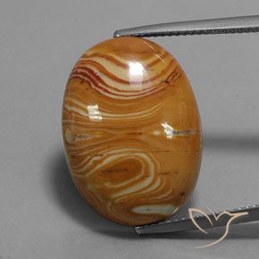 15.20ct 자연스러운 다색 벽옥, 타원형, 불투명체