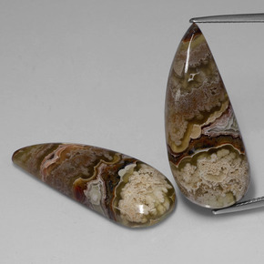 캐럿 천연 멀티컬러 재스퍼 보석, 멋진 모양, 33.7×14.3 mm, 불투명체
