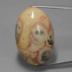 62.14캐럿 천연 다색 벽옥, 타원형 컷, 불투명체