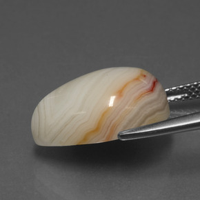 9.05캐럿 천연 멀티컬러 재스퍼, 배 모양, 15.8×12 mm, 불투명체