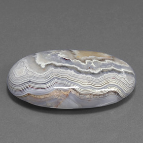 30.23캐럿 천연 멀티컬러 재스퍼, 타원형 컷, 32.4×18.8 mm, 불투명체